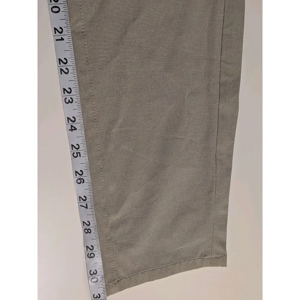 Vuori Pants Men Aim Size 30x31 Khaki Beige Performance Stretch V431 Athleisure